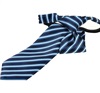 Cravate Enfant Rayures Bleu Marine