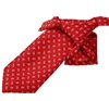 Cravate Enfant Rouge avec Cachemire Bleu