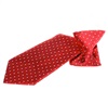 Corbata Niño Seda Roja con Lunares Blancos