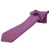 Cravate Enfant en Soie Rouge Paisley