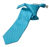 Corbata Niño Turquesa Lunares Blancos