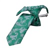 Cravate Enfant Vert à Motif Cachemire