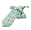 Cravate Enfant Vert à Pois Gris