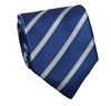 Cravate Rayures Bleu Royal