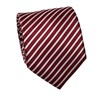Cravate Rayures Bordeaux
