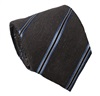 Cravate Rayures Marron