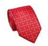 Cravate Rouge Cachemire Bleu