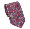 Cravate en Soie Édition Spéciale Rouge Paisley