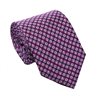 Cravate en Soie Magenta Op Art
