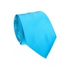 Cravate et Mouchoir Turquoise