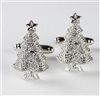 Boutons de Manchette Sapin de Noël