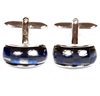 Boutons de Manchette Bleu