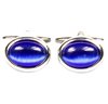 Boutons de Manchette Bleu Marine