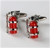 Boutons de Manchette Extincteur Rouge