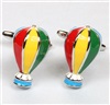 Boutons de Manchette Globe Rouge et Vert