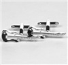 Boutons de Manchette Guitare Blanche et Noire