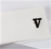 BOUTONS DE Manchette INITIALE V
