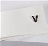 BOUTONS DE Manchette LETTRES V