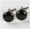 Boutons de Manchette en Onyx Noir