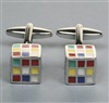 Boutons de Manchette Rubik Couleurs