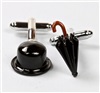 Boutons de Manchette Sherlock Holmes Noir