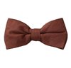 Noeud Papillon en Coton Marron