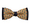 Noeud Papillon Jaune avec Fleurs