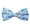 Noeud Papillon Bleu Ciel Fleurs Bleues