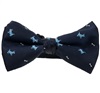 Noeud Papillon Bleu Marine Schnauzer Bleu Ciel
