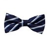 Noeud Papillon Rayures Bleues Ciel et Blanches