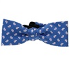 Noeud Papillon Bébé Bleu Ciel avec Cachemire Rose