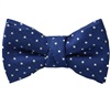 Noeud Papillon Bébé Bleu Ciel à Pois Blancs