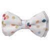 Noeud Papillon Blanc à Pois pour Bébé