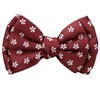 Noeud Papillon Bébé Bordeaux avec Marguerites