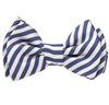 Noeud Papillon Bébé Rayures Bleu Marine et Blanches