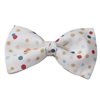 Noeud Papillon Blanc à Pois