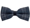 Noeud Papillon Carreaux Gris et Noir