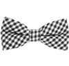 Noeud Papillon Vichy Blanc et Noir