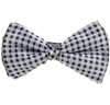 Noeud Papillon Carreaux Gris et Noirs