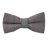 Noeud Papillon Carreaux Prince de Galles Noir et Rouge
