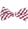 Noeud Papillon Vichy Bordeaux