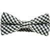 Noeud Papillon Carreaux Vichy Gris et Noir