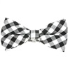 Noeud Papillon Vichy Noir et Blanc