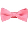 Noeud Papillon Élégant Rose à Pois Argent