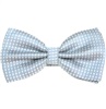 Noeud Papillon Gris Clair à Pois Blancs