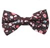 Noeud Papillon Marron Fleurs Liberty