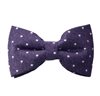 Noeud Papillon Violet à Pois