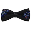 Noeud Papillon Noir avec Broderie Cristaux