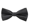 Noeud Papillon Noir Design Blanc