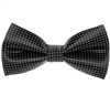 Noeud Papillon Noir Motifs Blancs